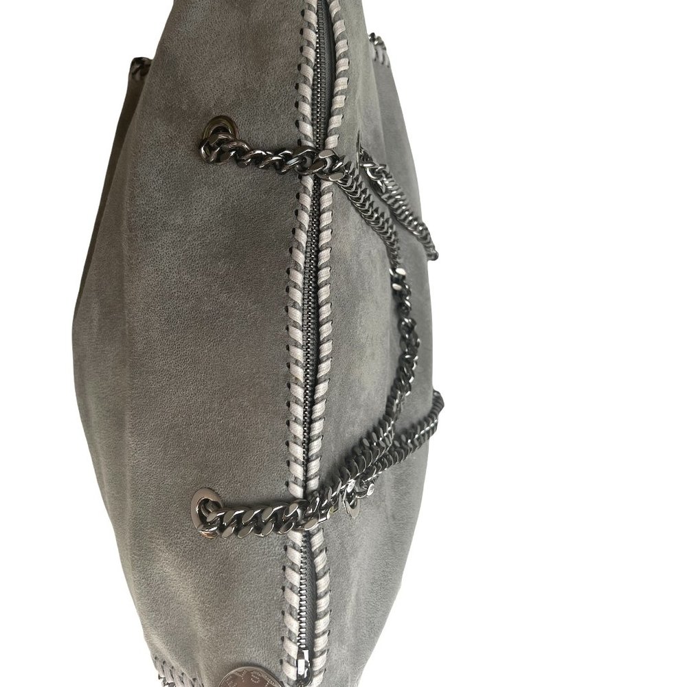 Stella McCartney Grey Vegan Suede Tote - Picture 10 of 11